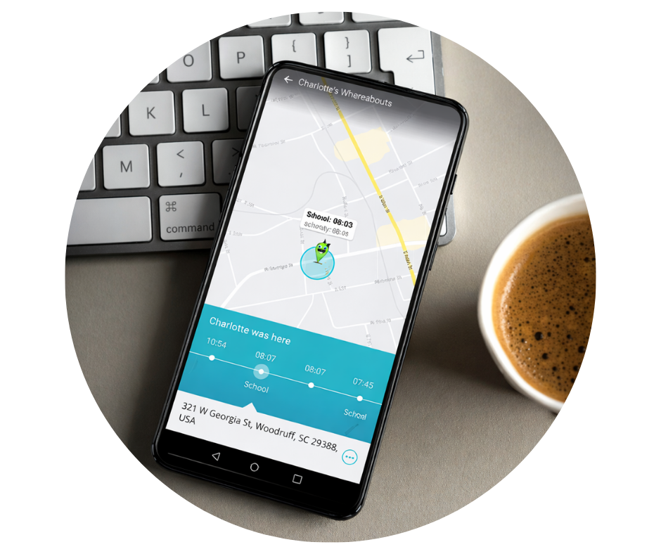 Geolocation tracking feature icon
