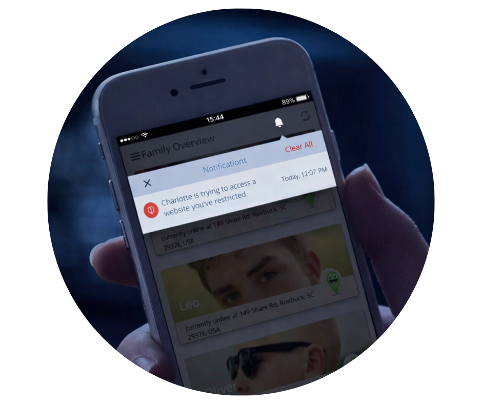 Parental alerts feature icon