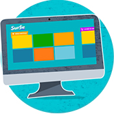 Surfie Web Portal, part of the Parental Control App icon